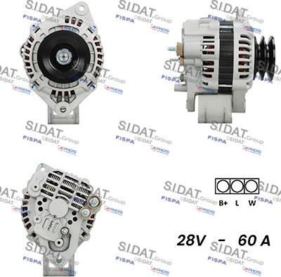 Fispa A24MH0062A2 - Alternator www.autospares.lv