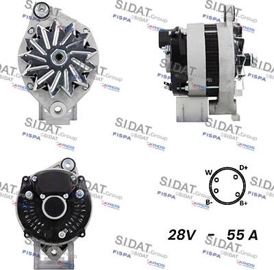 Fispa A24VA0079A2 - Alternator www.autospares.lv