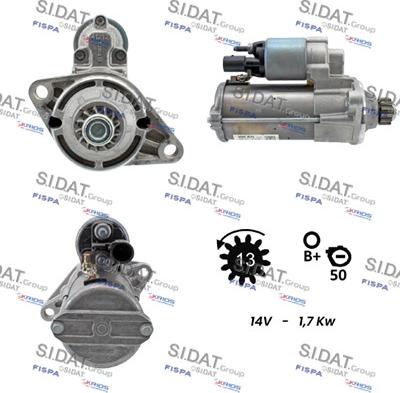 Fispa S12BH0450 - Starter www.autospares.lv