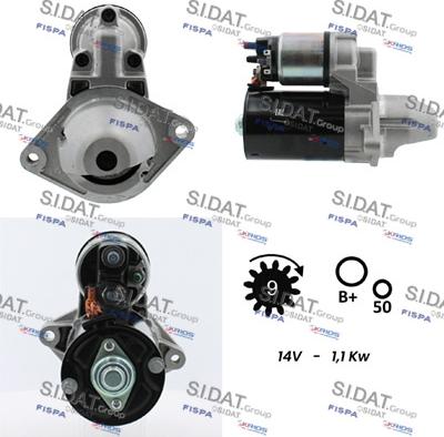 Fispa S12BH0033 - Starter www.autospares.lv