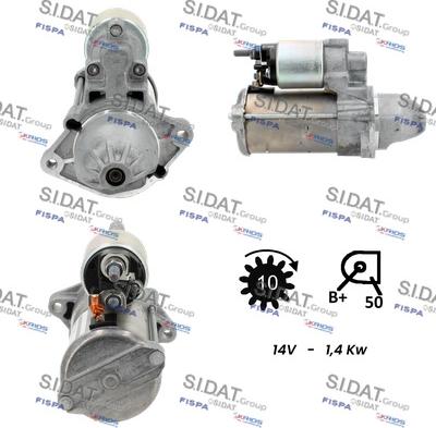 Fispa S12BH0075 - Starter www.autospares.lv