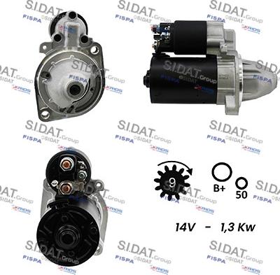 Fispa S12BH0272A2 - Starteris autospares.lv