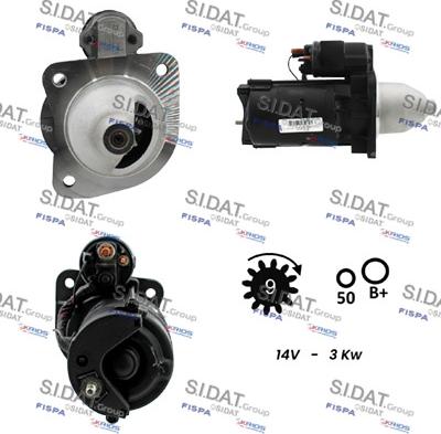 Fispa S12BH0736 - Стартер www.autospares.lv