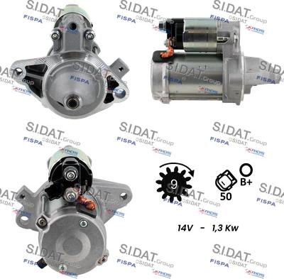 Fispa S12DE0229 - Starter www.autospares.lv