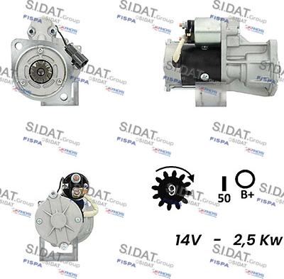 Fispa S12HT0419A2 - Стартер www.autospares.lv