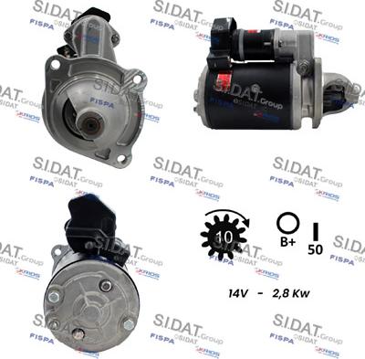 Fispa S12LU0154 - Стартер www.autospares.lv