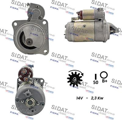 Fispa S12MA0461 - Starteris autospares.lv