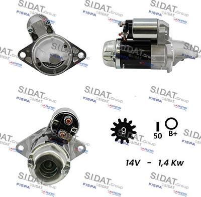 Fispa S12MH0580 - Стартер www.autospares.lv