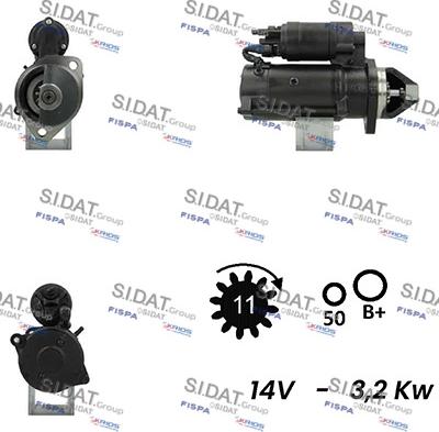 Fispa S12ML0667A2 - Стартер www.autospares.lv