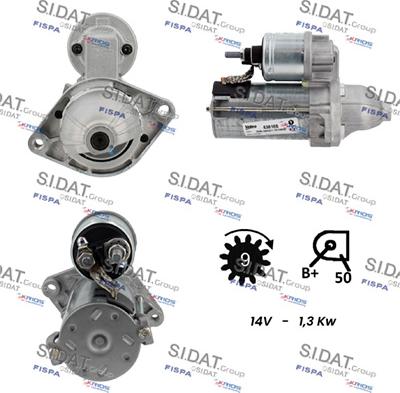 Fispa S12VA0017 - Стартер www.autospares.lv