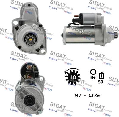 Fispa S12VA0027 - Starteris autospares.lv