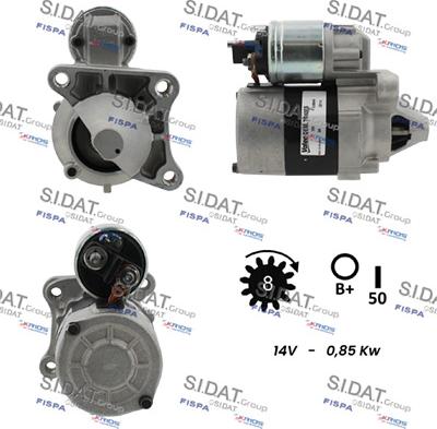 Fispa S12VA0101 - Starter www.autospares.lv