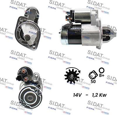 Fispa S12VA0213 - Starter www.autospares.lv