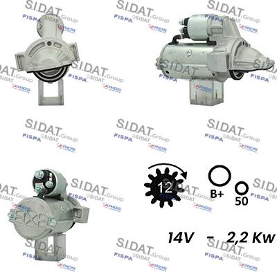 Fispa S12VA0286A2 - Starteris autospares.lv