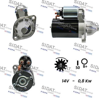 Fispa S12VA0771 - Стартер www.autospares.lv