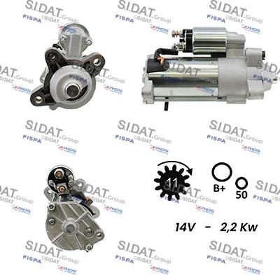 Fispa S12VS0036 - Стартер www.autospares.lv