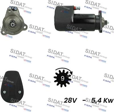 Fispa S24BH0058A2 - Стартер www.autospares.lv