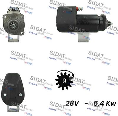 Fispa S24BH0019A2 - Стартер www.autospares.lv