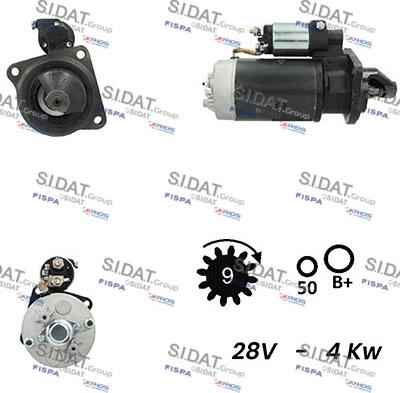 Fispa S24BH0036A2 - Стартер www.autospares.lv