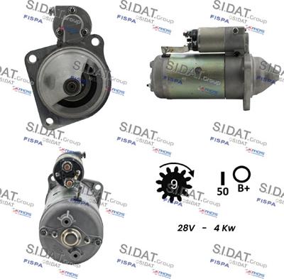 Fispa S24MA0037 - Стартер www.autospares.lv