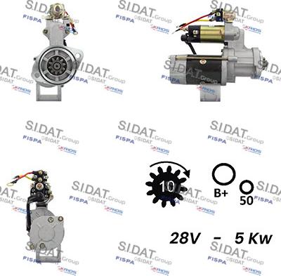 Fispa S24MH0033A2 - Starteris autospares.lv