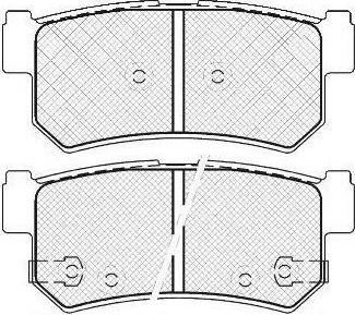 FIT FP4024 - Тормозные колодки, дисковые, комплект www.autospares.lv