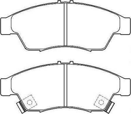 FIT FP0948 - Тормозные колодки, дисковые, комплект www.autospares.lv