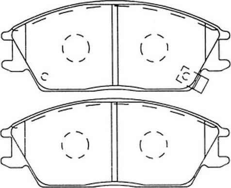 FIT FP0440 - Bremžu uzliku kompl., Disku bremzes www.autospares.lv