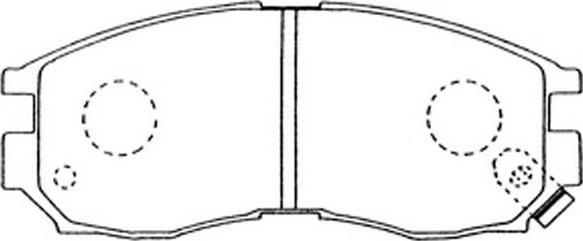 FIT FP0484 - Brake Pad Set, disc brake www.autospares.lv