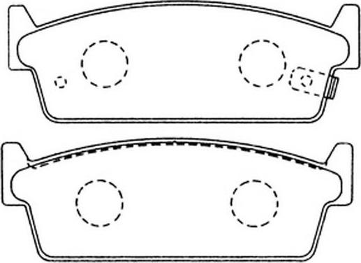 BENDIX 572153 - Bremžu uzliku kompl., Disku bremzes autospares.lv