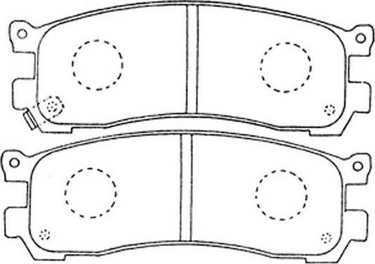 FIT FP0553 - Bremžu uzliku kompl., Disku bremzes autospares.lv