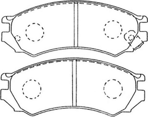 FIT FP0507 - Bremžu uzliku kompl., Disku bremzes autospares.lv