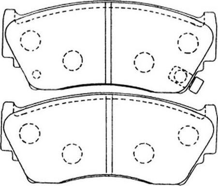 FIT FP0510 - Bremžu uzliku kompl., Disku bremzes autospares.lv