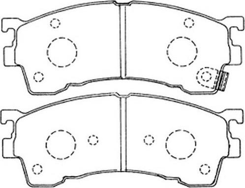 FIT FP0583 - Brake Pad Set, disc brake www.autospares.lv