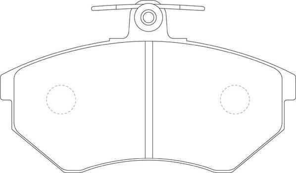 SAF 1HM698151A - Тормозные колодки, дисковые, комплект www.autospares.lv