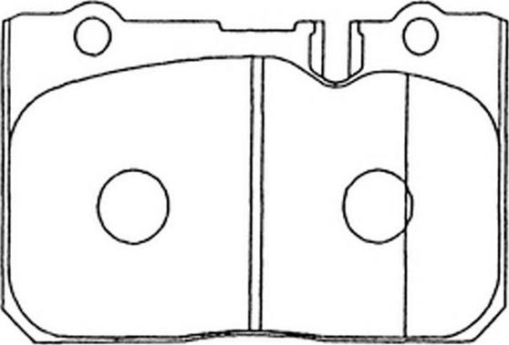 FIT FP0665 - Тормозные колодки, дисковые, комплект www.autospares.lv