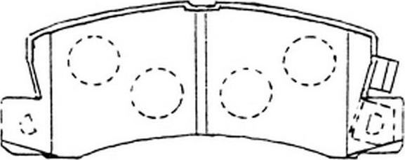 FIT FP0685 - Brake Pad Set, disc brake www.autospares.lv