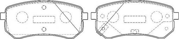 FIT FP0004 - Brake Pad Set, disc brake www.autospares.lv