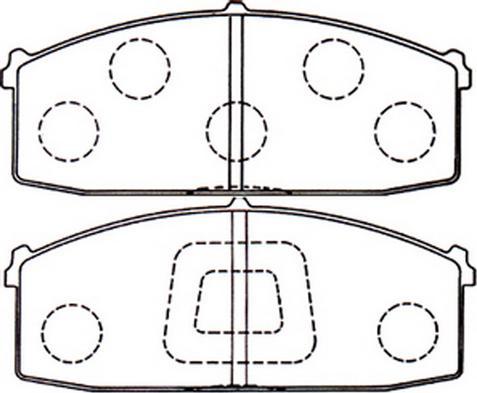 FIT FP0187 - Bremžu uzliku kompl., Disku bremzes autospares.lv