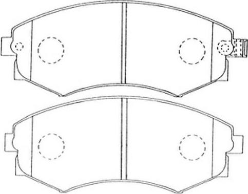 FIT FP0887 - Brake Pad Set, disc brake www.autospares.lv