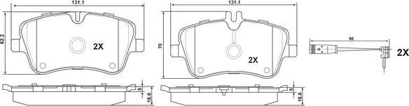 FIT FP0872E - Bremžu uzliku kompl., Disku bremzes autospares.lv