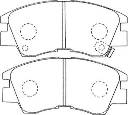 FIT FP0349 - Brake Pad Set, disc brake www.autospares.lv