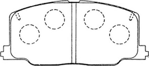 FIT FP0356 - Brake Pad Set, disc brake www.autospares.lv