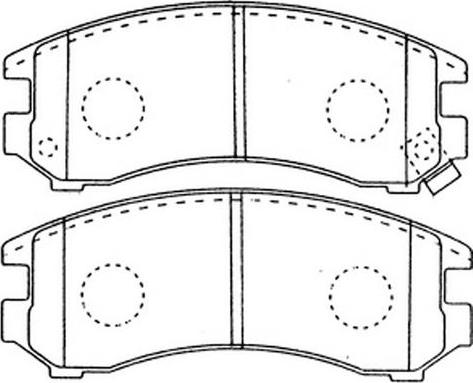 FIT FP0357 - Bremžu uzliku kompl., Disku bremzes www.autospares.lv