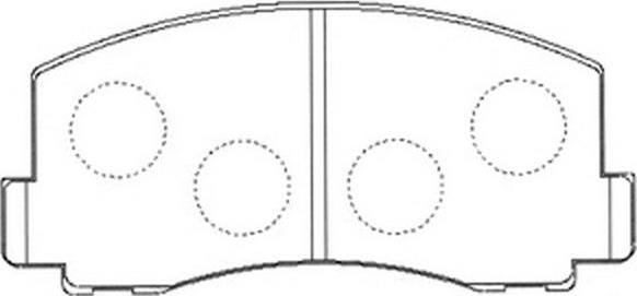 FIT FP0284 - Brake Pad Set, disc brake www.autospares.lv