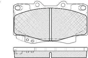 FIT FP0799 - Bremžu uzliku kompl., Disku bremzes autospares.lv