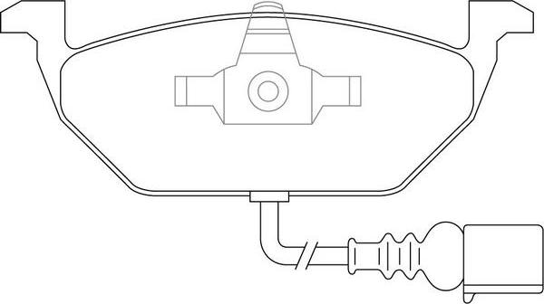 FIT FP0768E - Тормозные колодки, дисковые, комплект www.autospares.lv