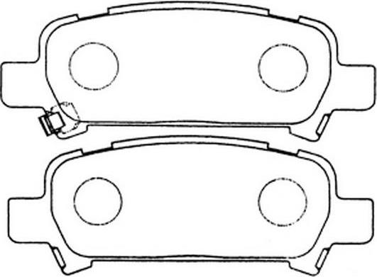 FIT FP0770 - Brake Pad Set, disc brake www.autospares.lv