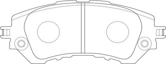 FIT FP1950 - Bremžu uzliku kompl., Disku bremzes autospares.lv