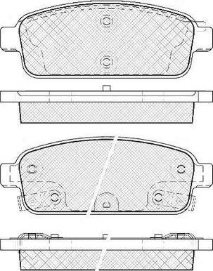 FIT FP1468 - Тормозные колодки, дисковые, комплект www.autospares.lv